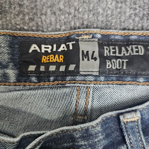 Ariat® Men's Rebar M4 Work Relaxed Boot Size 33/30 - Picture 5 of 11